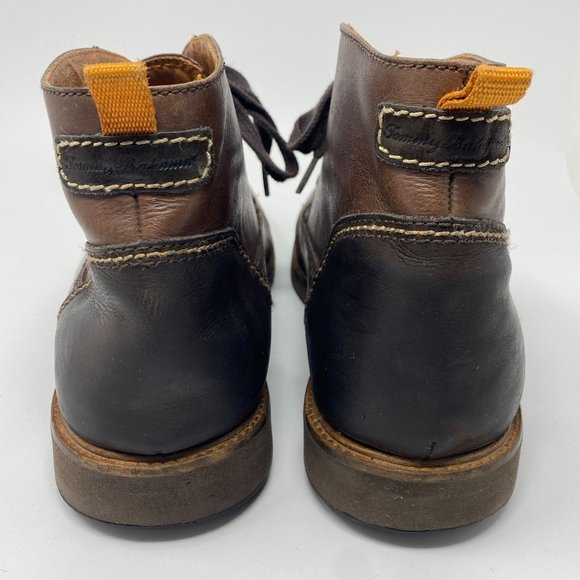 Tommy Bahama Mens Brown Leather Chukka Boots Size 13 M TFM00142-2473, Made in Br main image 9